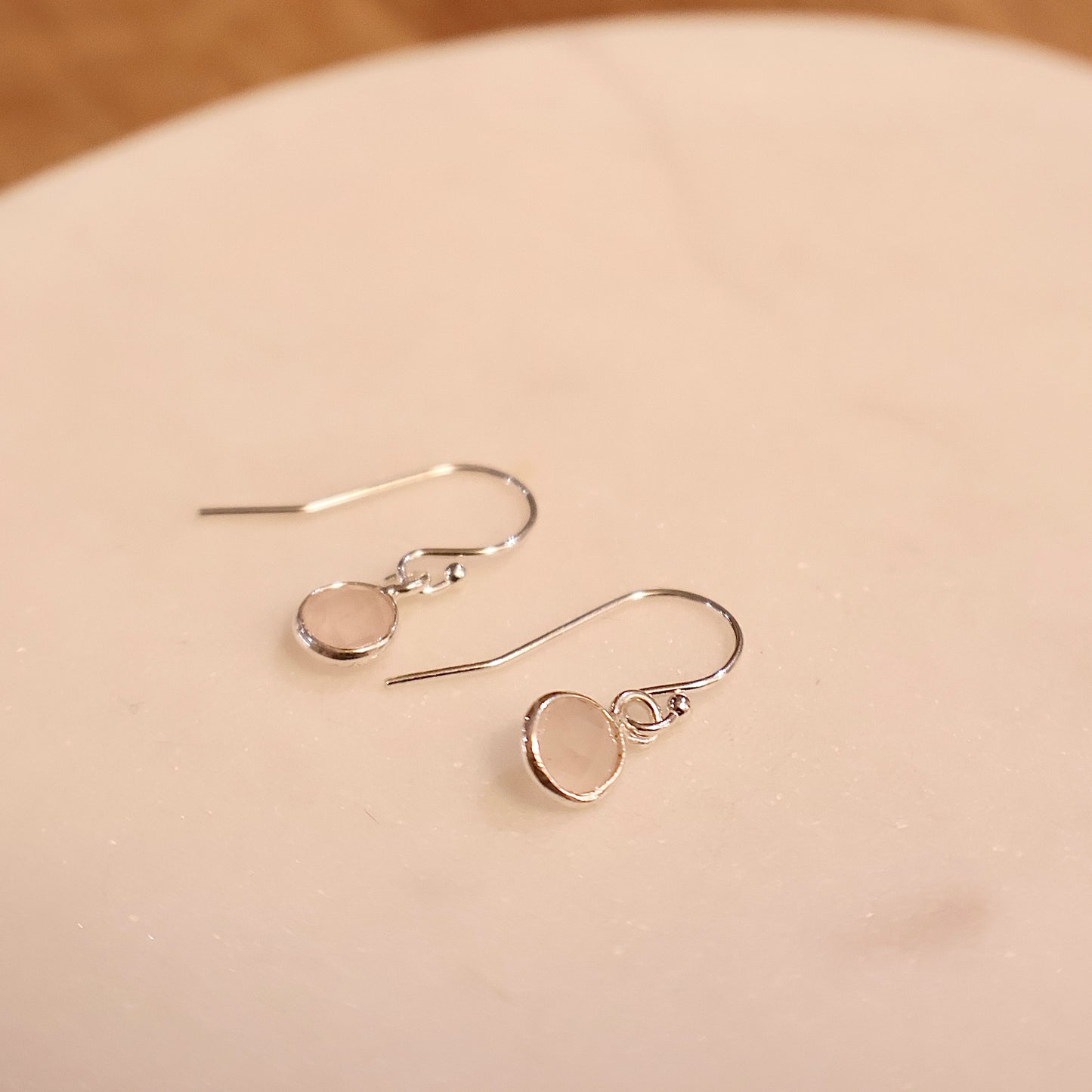 Rose Quartz Earrings