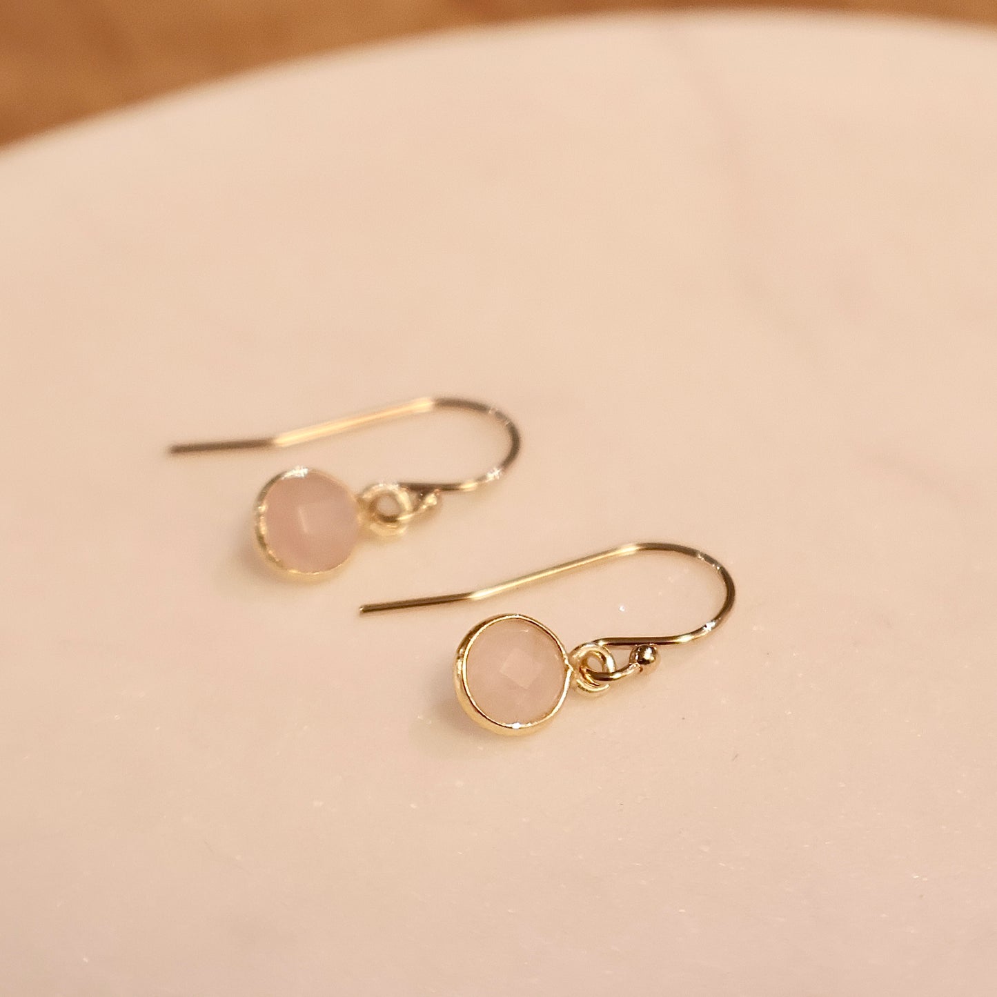 Rose Quartz Earrings