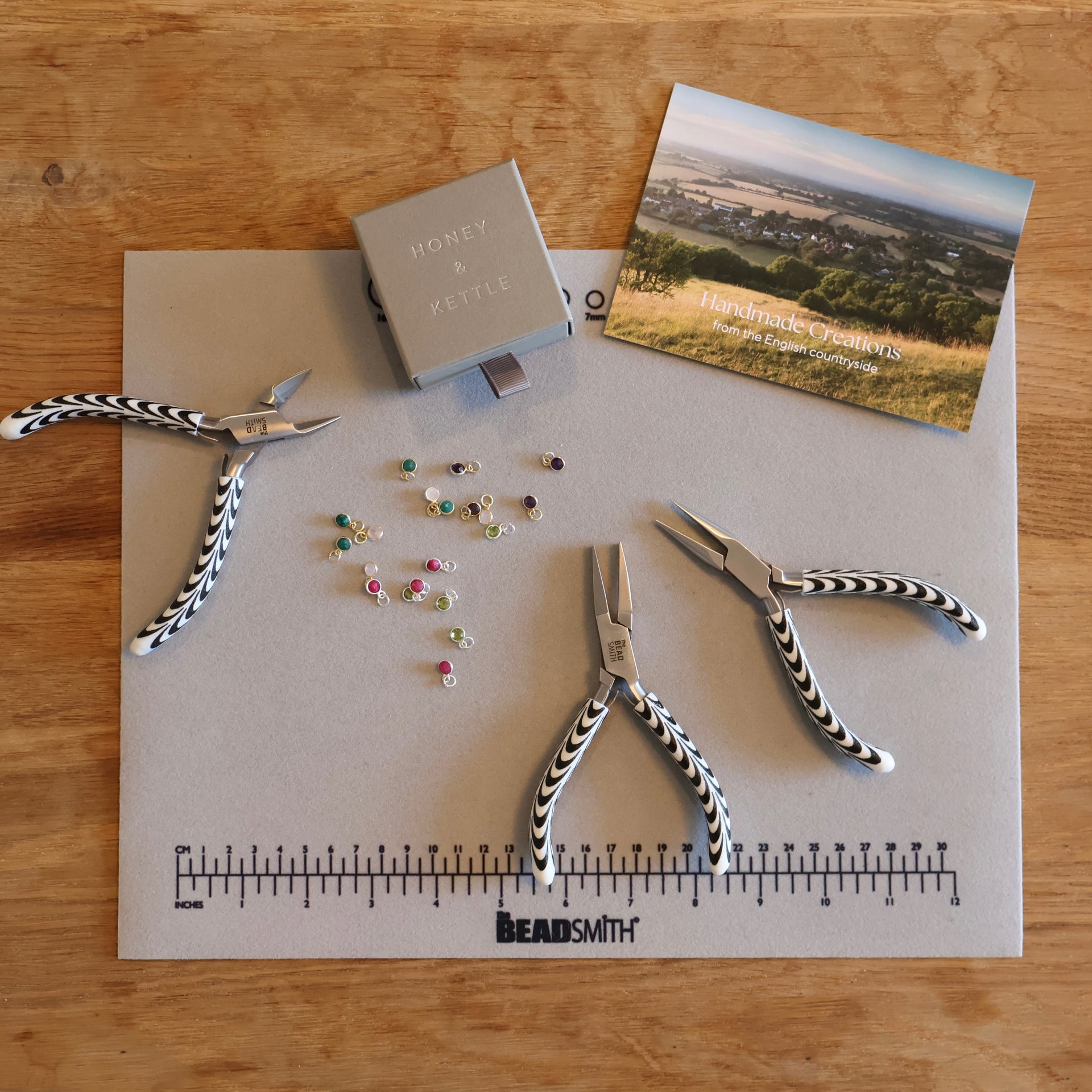 Load video: making birthstone jewellery in the English countryside